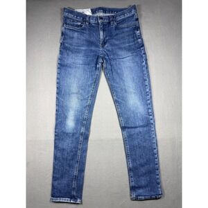 Banana Republic Mens Jeans Slim Fit 30x32‎ Blue Organic Cotton Stretch Washwell